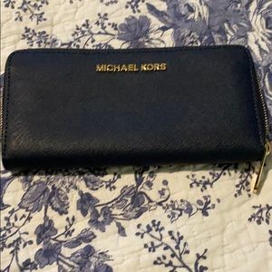 Navy blue  Michael Kors wallet